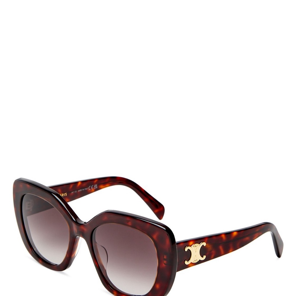 Celine Triomphe Tortoise Shell Havana Sunglasses